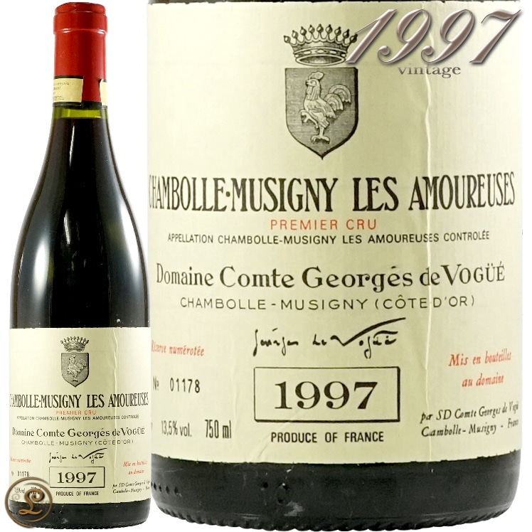 1997 シャンボール ミュジニー プルミエ クリュ レ ザムルーズ コント