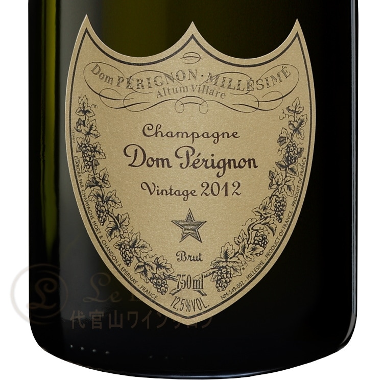 2012 ドン ペリニヨン モエ エ シャンドン シャンパン 正規品 白 辛口
