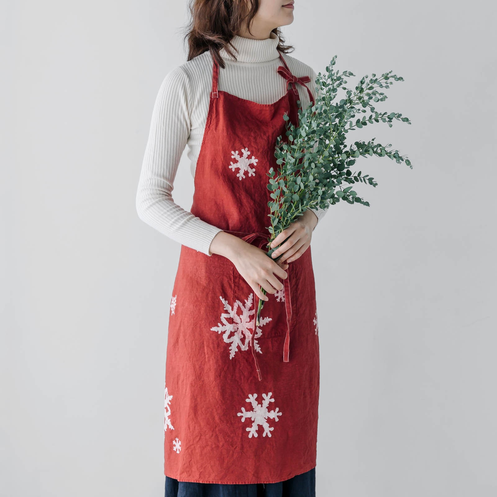 ベルトッツィ フルエプロン _ フィオッキ レッド