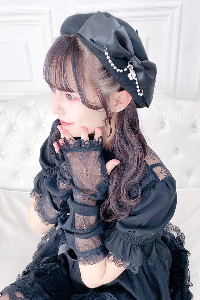 MA＊RS マーズりぼんパールベルトベレー帽