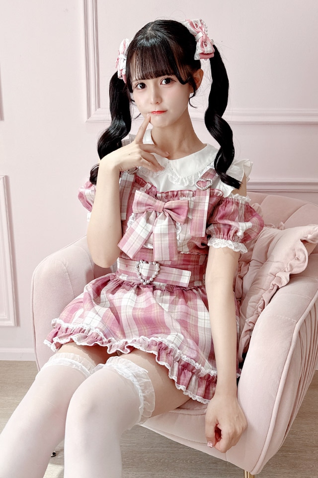 Princess Melody】チェックフレアスカパン - ピンク size-F | 地雷系