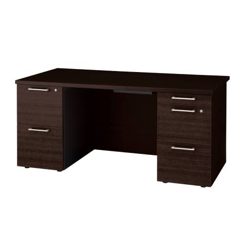 役員デスク 幅1800×奥行750mm エグゼクティブデスク 両袖机 役員用家具