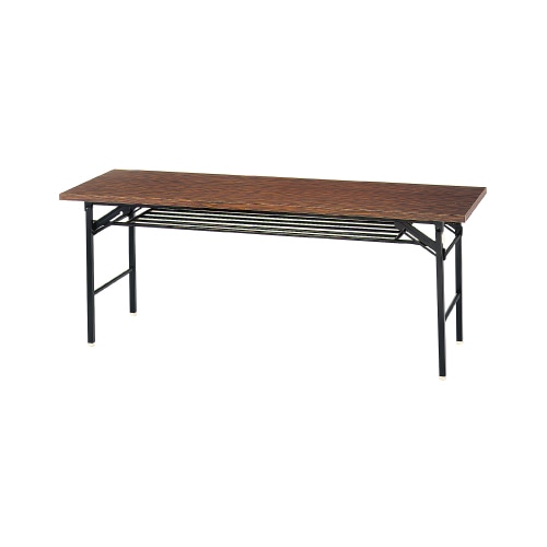 折りたたみテーブル 共貼りエッジ 幅1800×奥行450mm 会議テーブル 脚