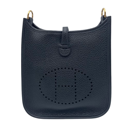 エルメス ミニエヴリン TPM ノワール トリヨンクレマンス ゴールド金具