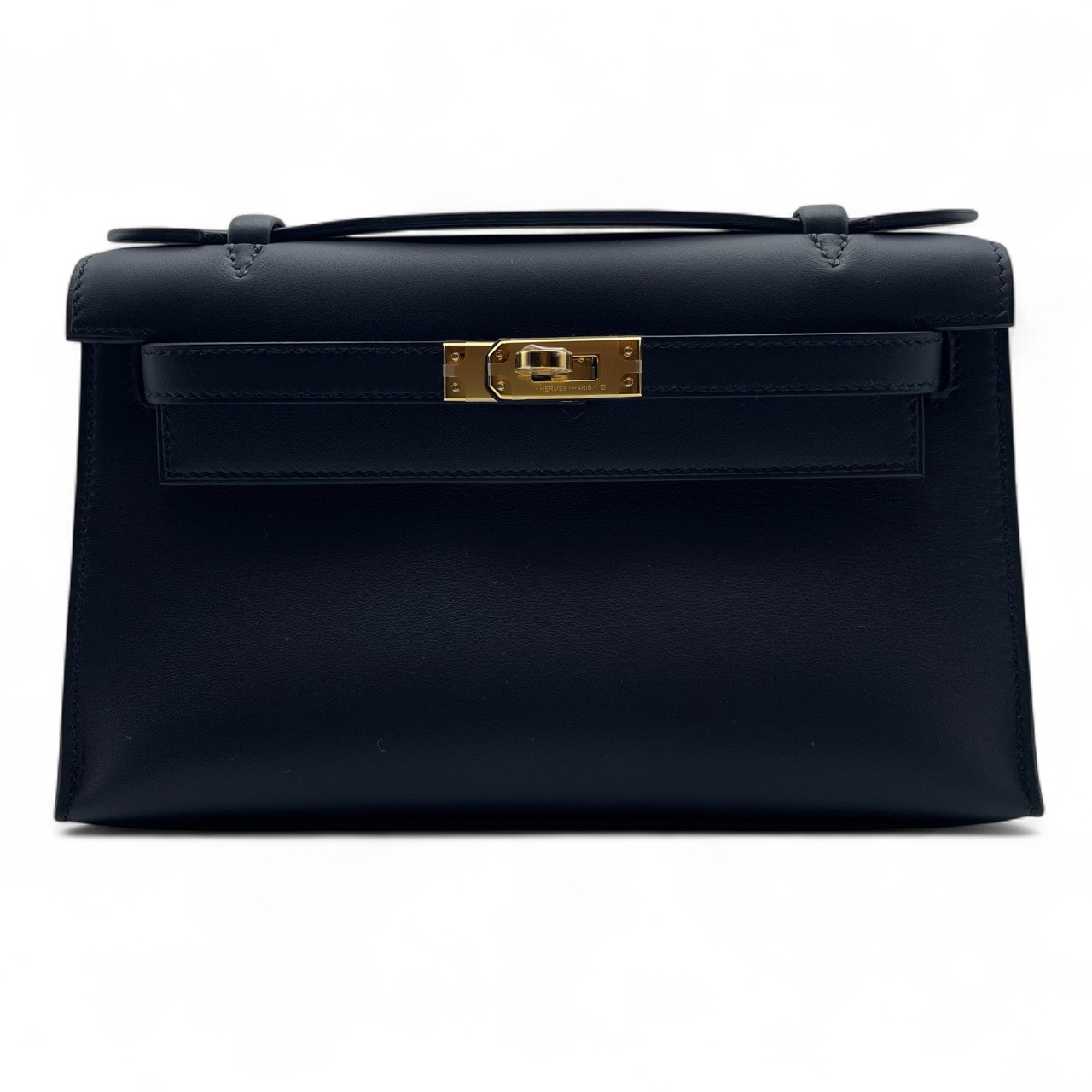 エルメス ポシェットケリー 22 ノワール ヴォースイフト ゴールド金具