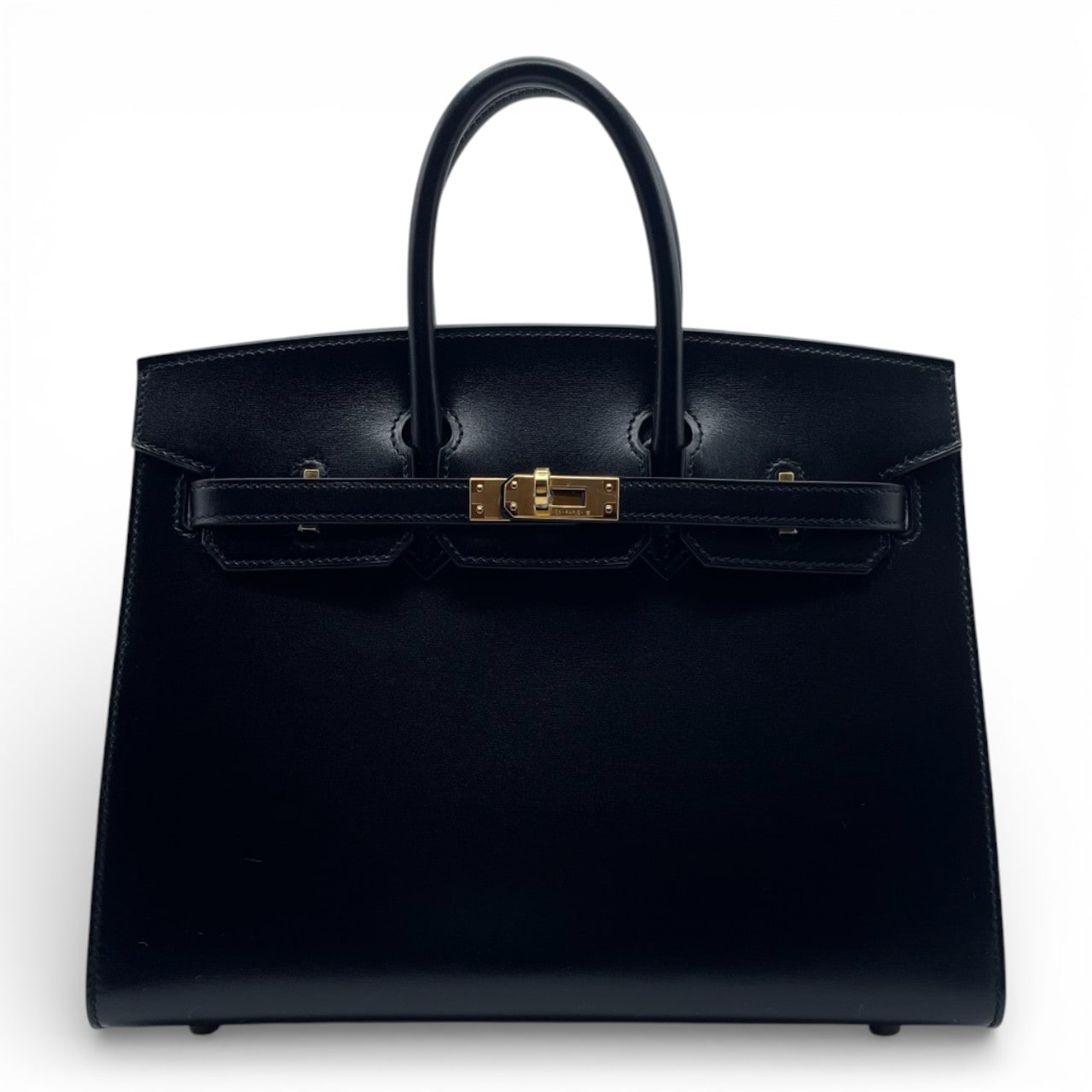 エルメス バーキン セリエ 25 ノワール ボックスカーフ ゴールド金具 K