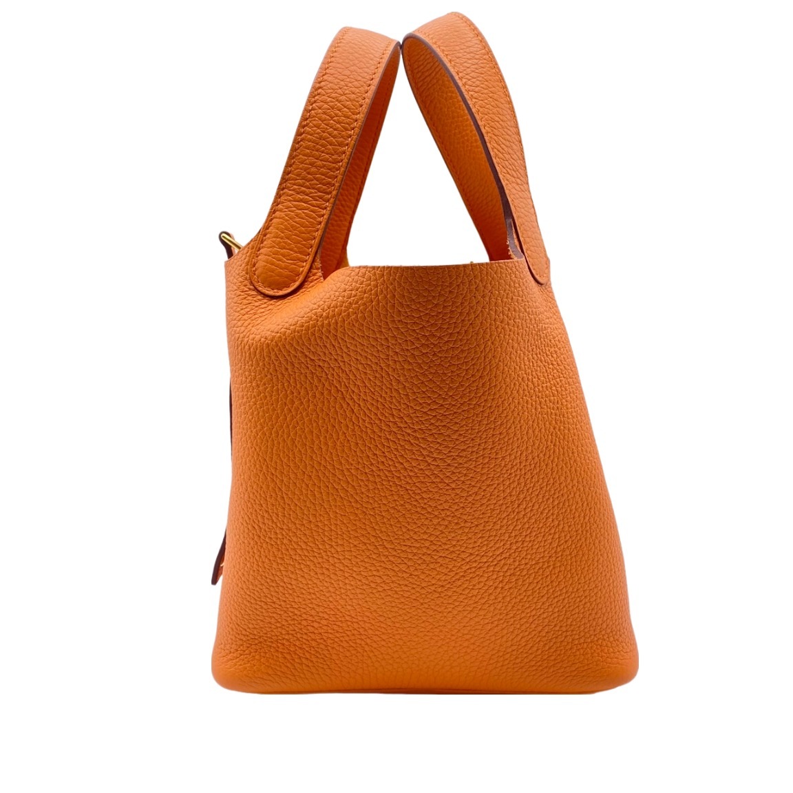 エルメス ピコタンロック PM トリヨンクレマンス オレンジ ゴールド