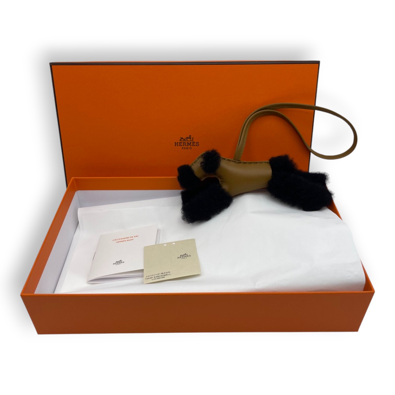 エルメス バディチャーム ノワール/クラフト K刻印 - ブランド品専門店