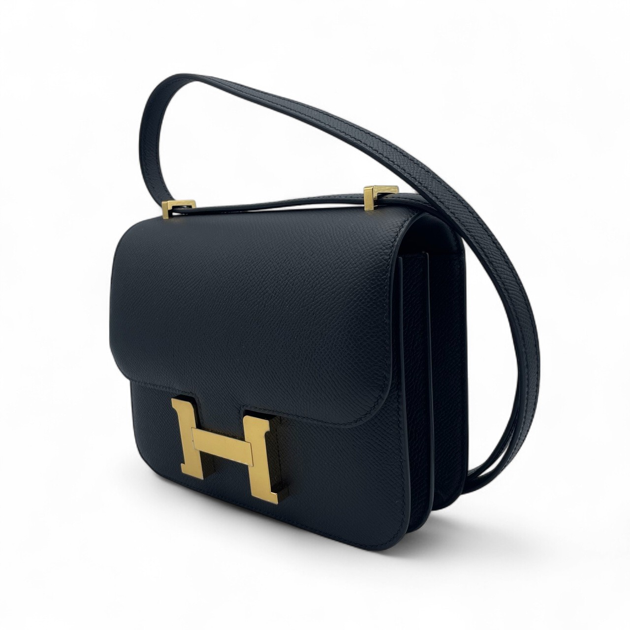 エルメス コンスタンスミニ 18 ノワール エプソン ゴールド金具 K刻印