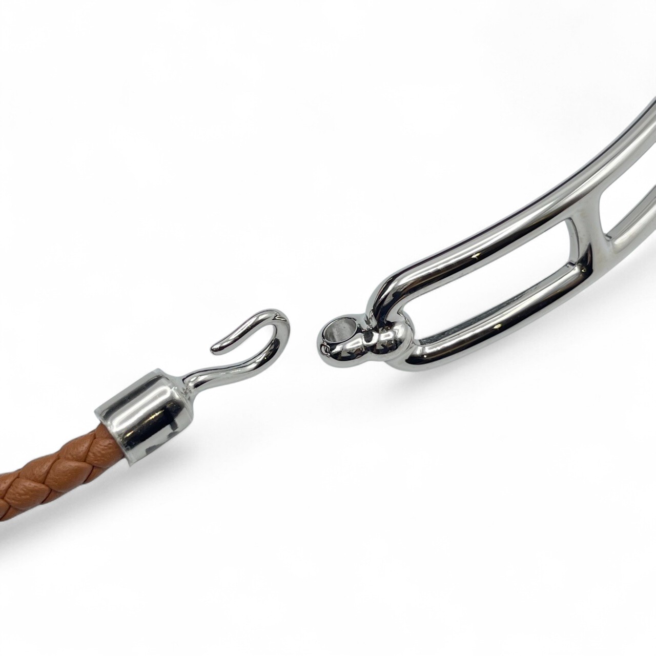 エルメス ルリ ブレスレット T1 ゴールド スイフト シルバー金具