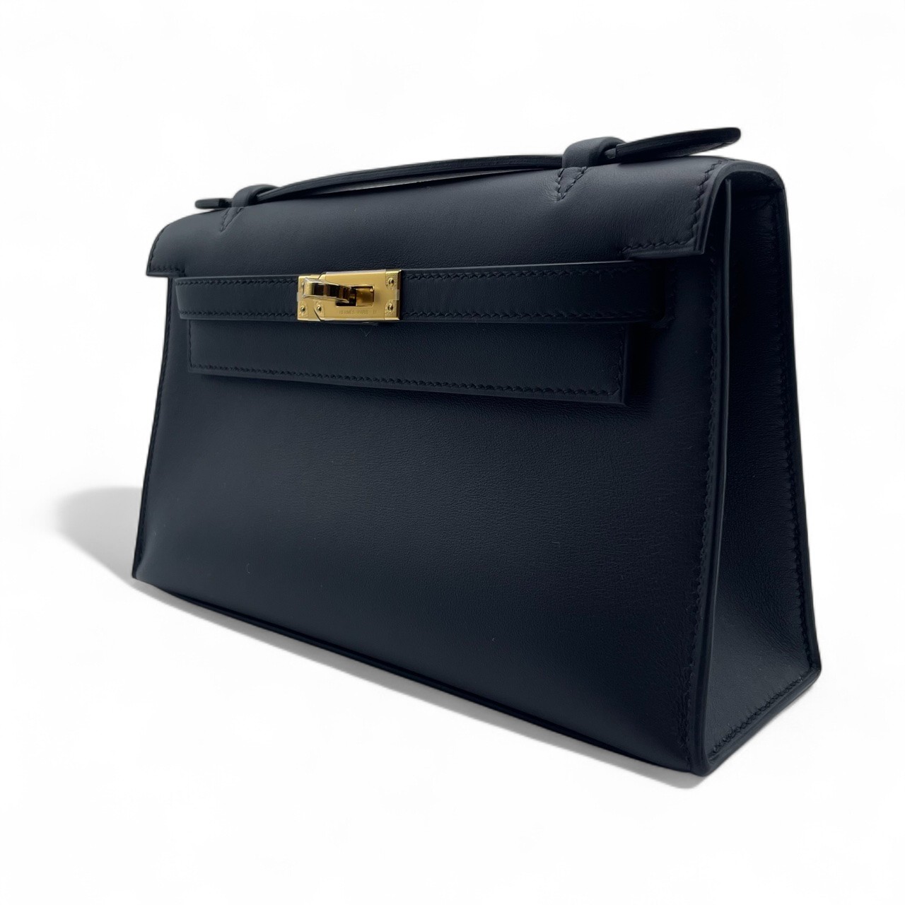 エルメス ポシェットケリー 22 ノワール ヴォースイフト ゴールド金具