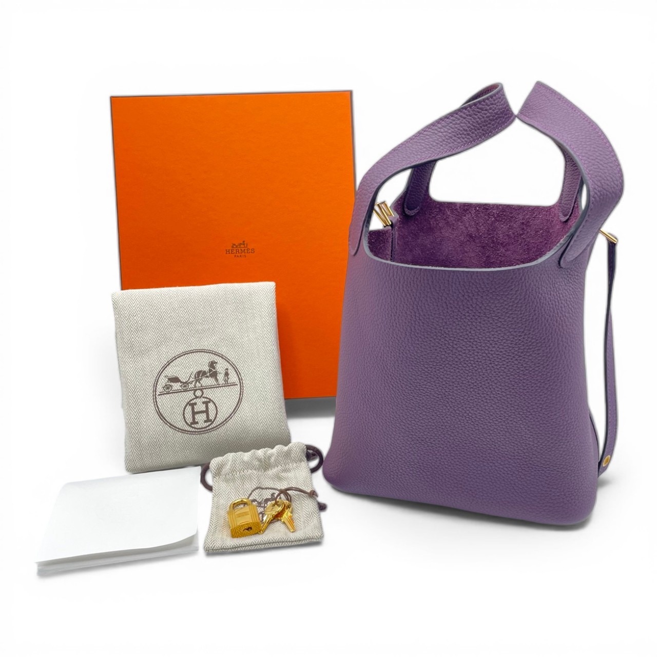 エルメス ピコタンロック PM カシス トリヨンモーリス ゴールド金具 B