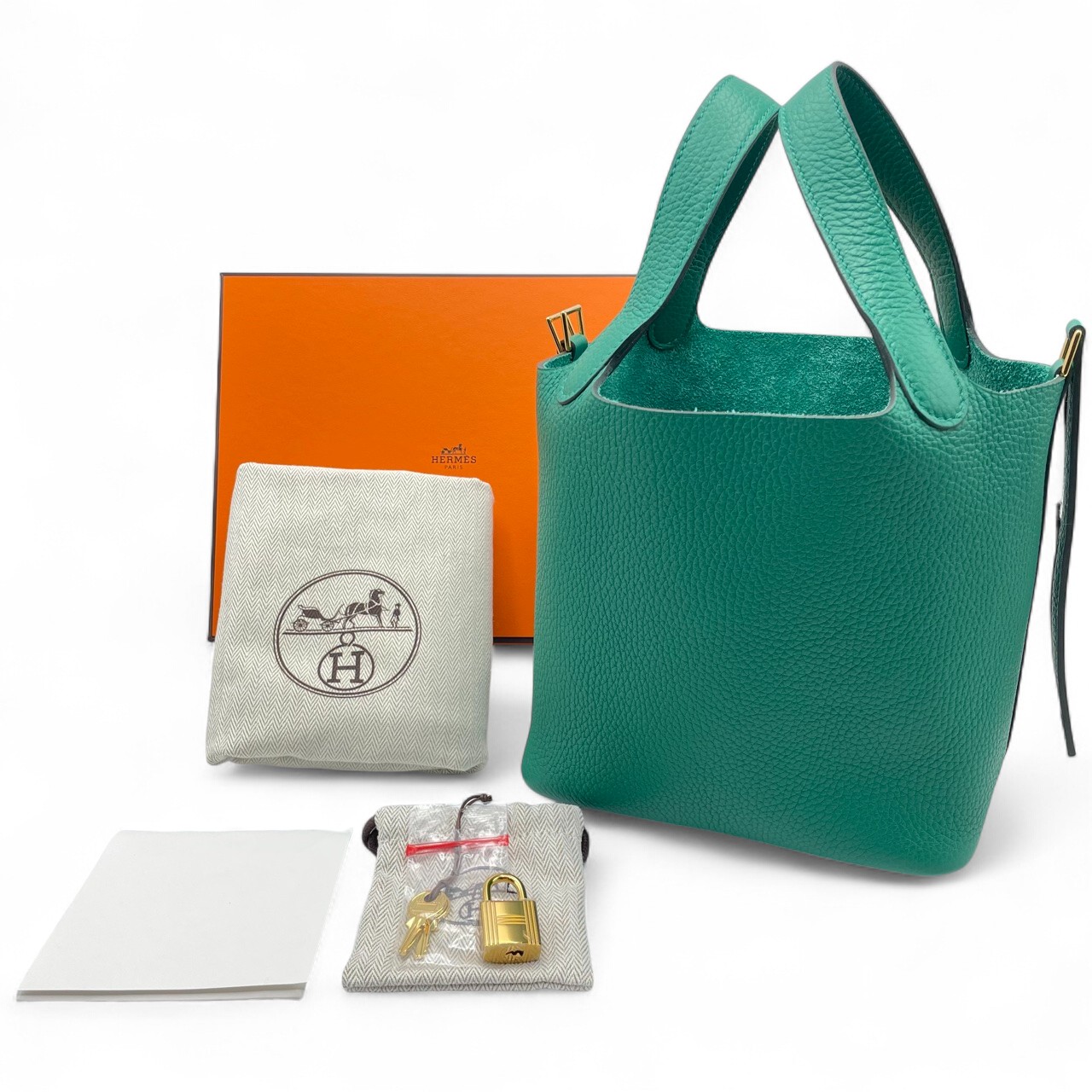 エルメス ピコタンロック PM ヴェールヴェルディゴ トリヨンクレマンス