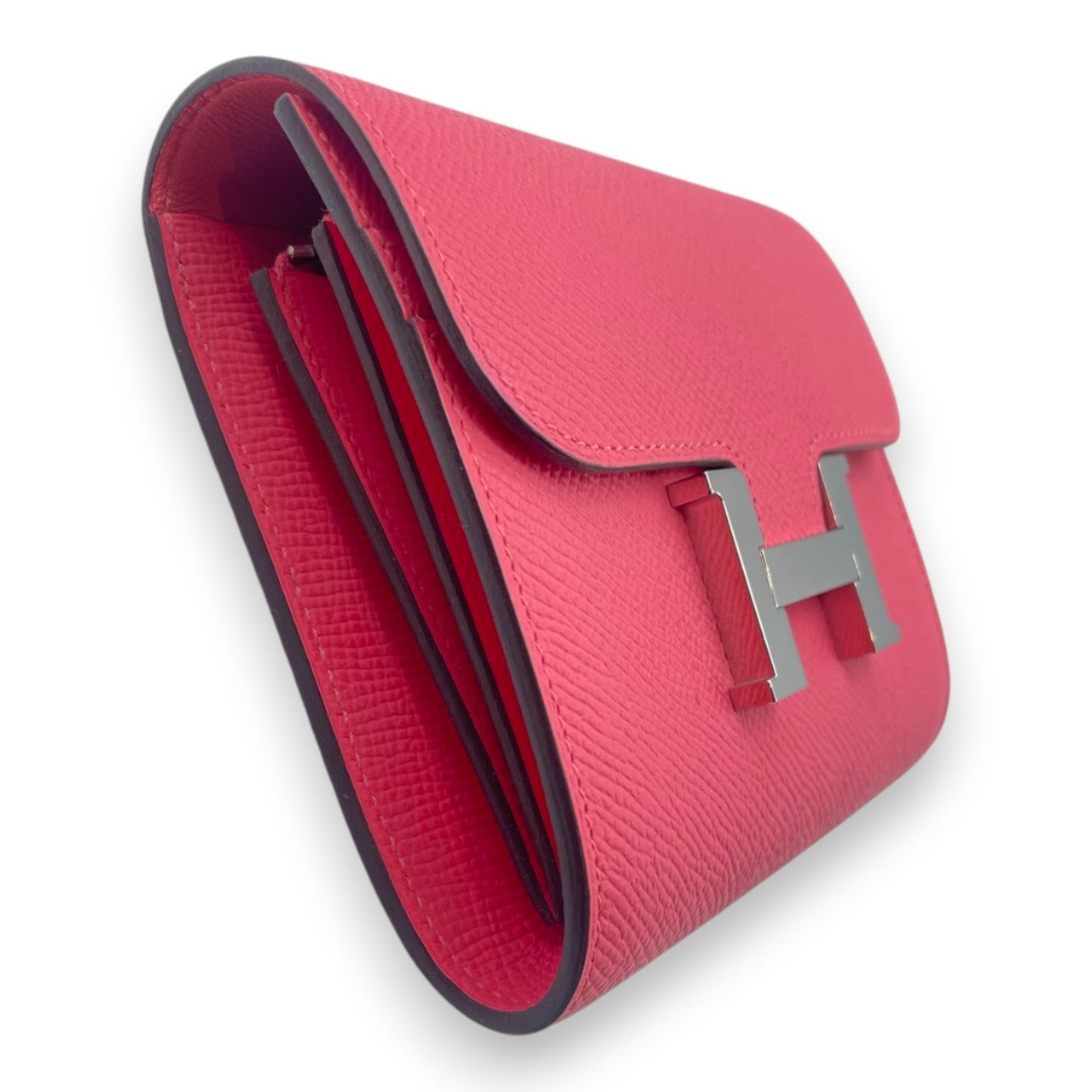 エルメス コンスタンスコンパクト ローズアザレ エプソン シルバー金具