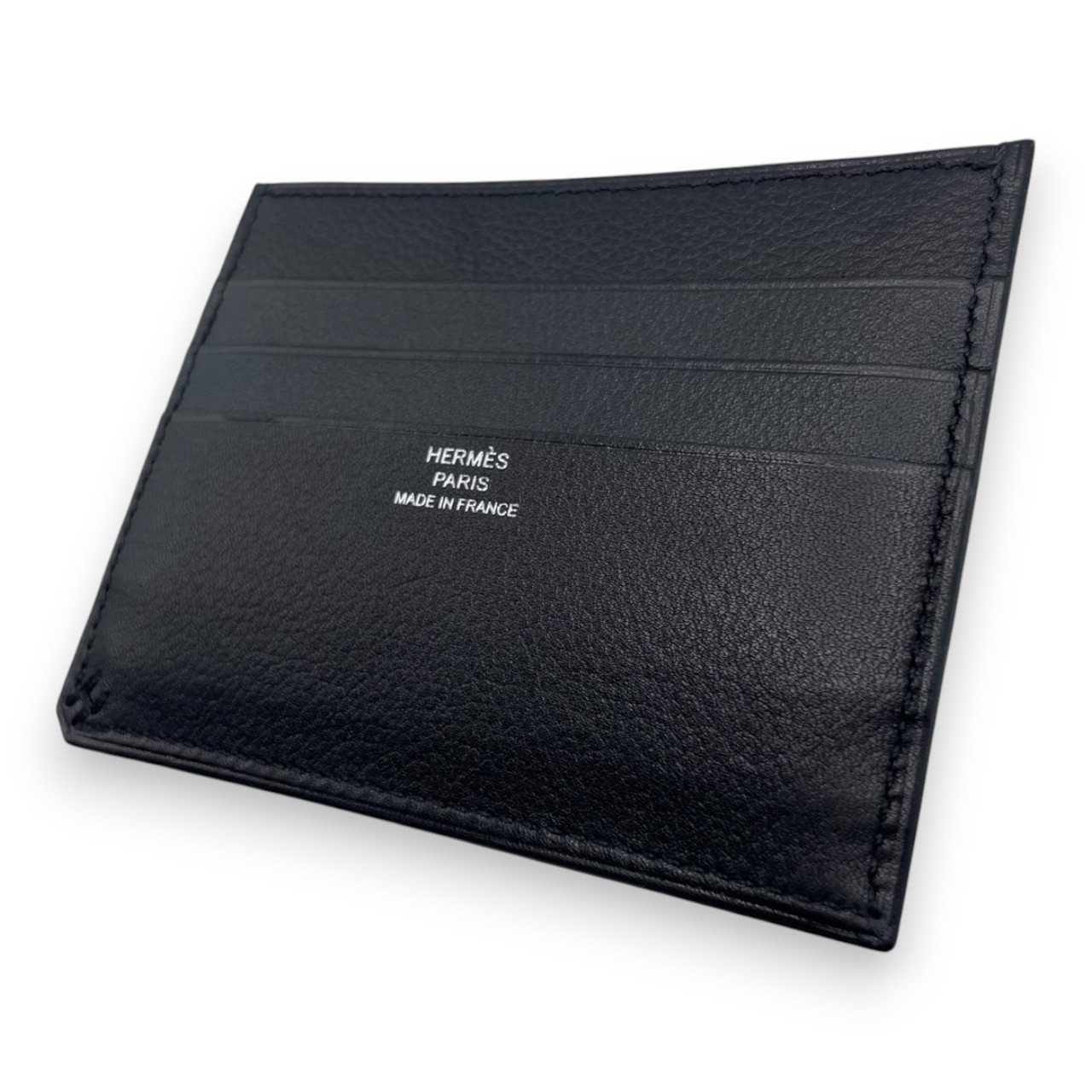 エルメス カードケース Hセリエ ノワール エヴァーグレイン W刻印