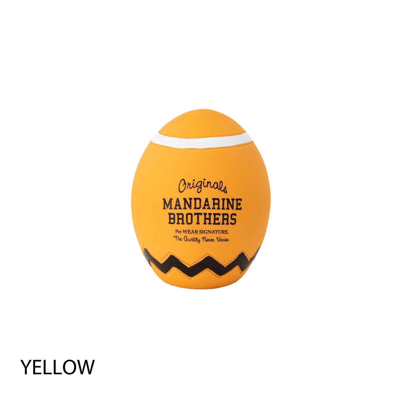 LATEX ZIGZAG EGG TOY | TOY | 犬服 MANDARINE BROTHERS マンダリン