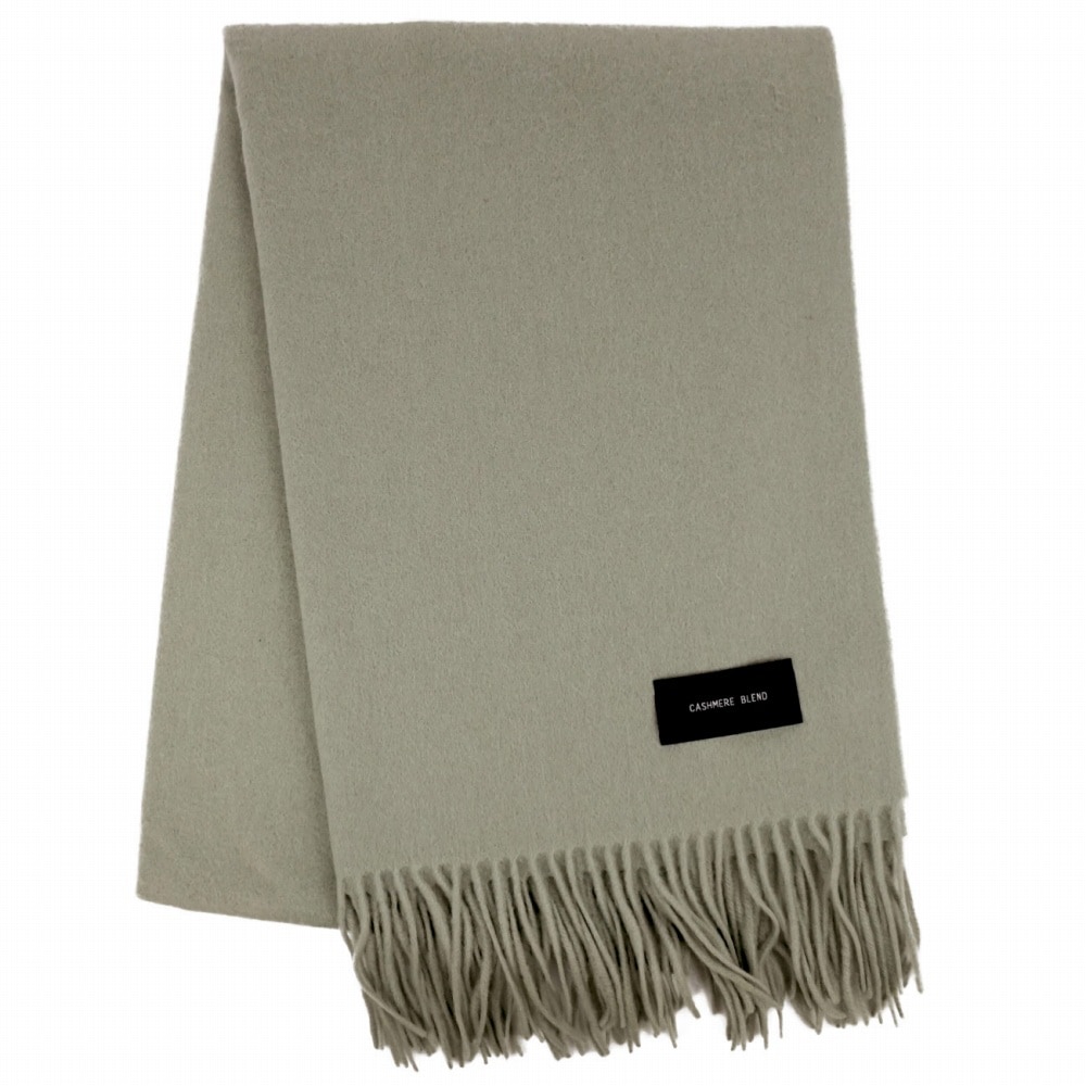 在庫限り】カシミヤブレンドシルケットウールストール [カシミヤ混