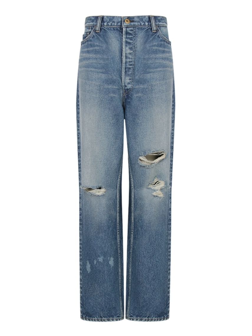 CRASHED SAROUEL PT DENIM MNS | PANTS | MADISONBLUE