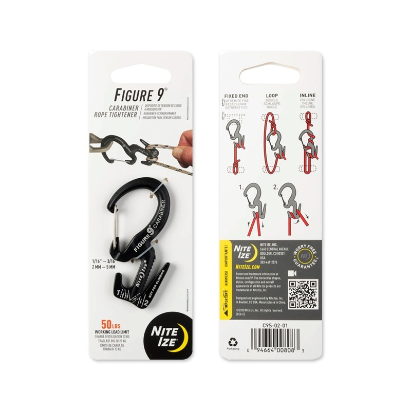 NiteIze ナイトアイズ】FIGURE 9 Carabiner Rope Tightener｜カラビナ