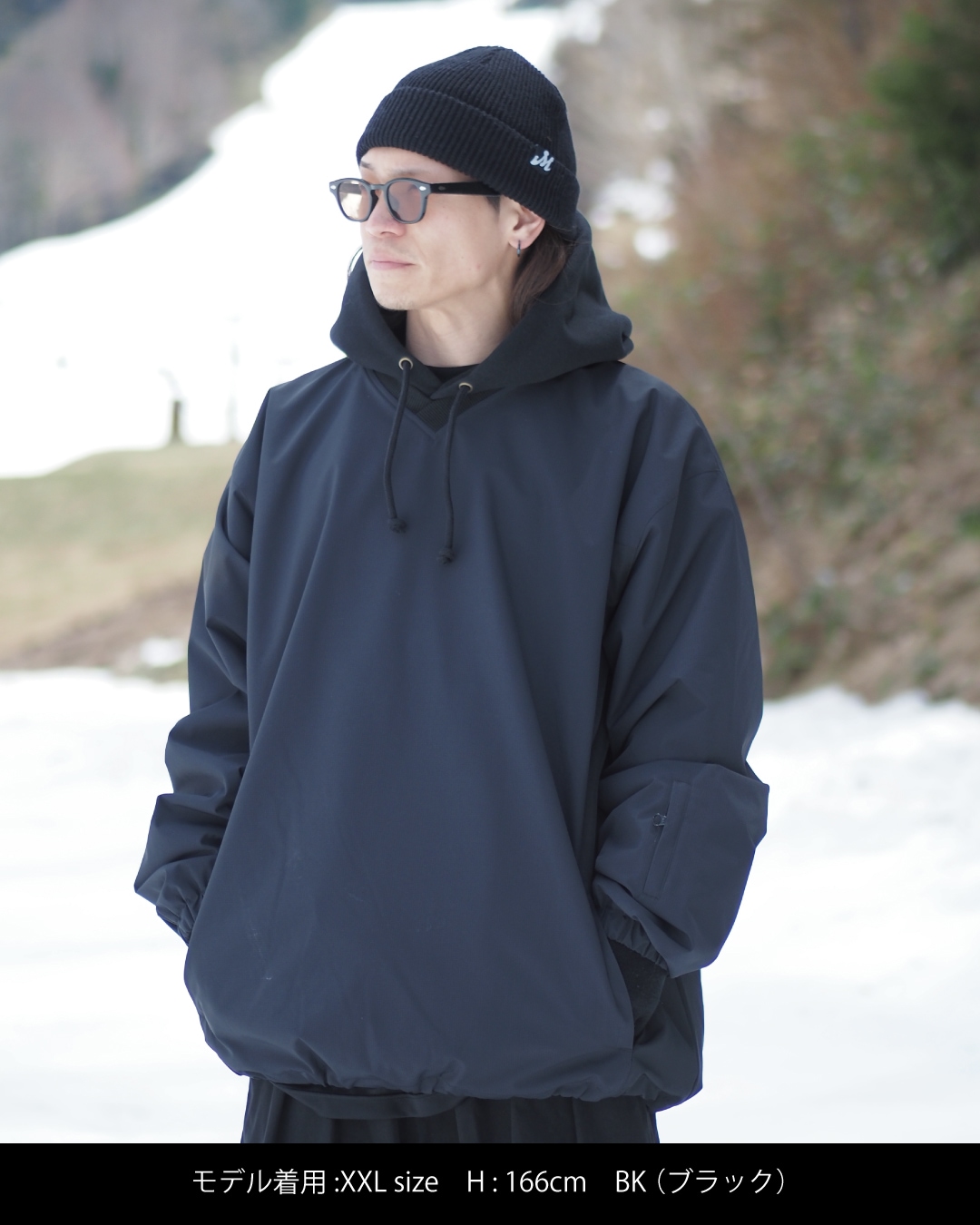 V NECK PULLOVER JACKET | ライトアウターウェア/LIGHTOUTERWEAR