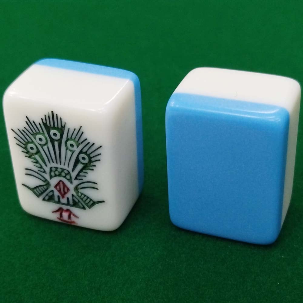 手打ち用の麻雀牌29型(ブルー)
