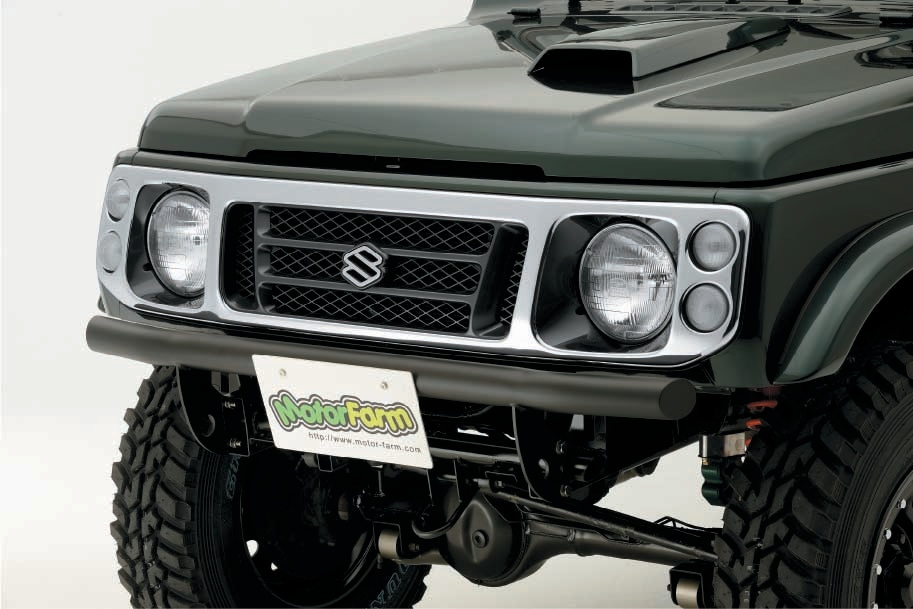 FARMバンパー スチール曲げタイプ フロント用 SJ30・JA11・JA22・JB32