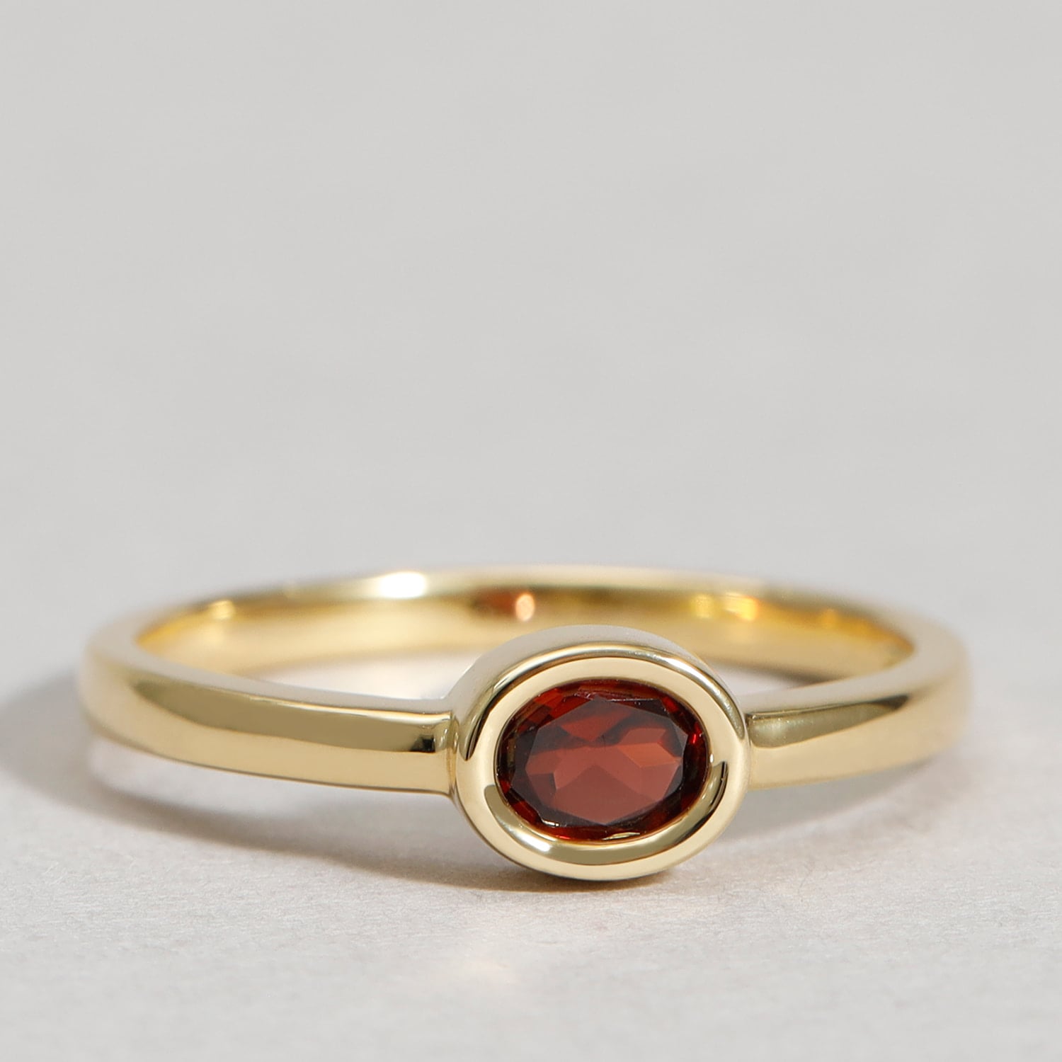 オーバル ガーネット リング /c0060ga ジュエリー専門店 malvaceae