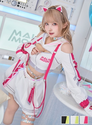 即日発送】サイバーモードセーラーキャットセットアップ《ハロウィン