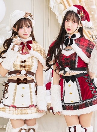 Malymoon マリームーン クラシカルケープニットトナカイサンタ 5点