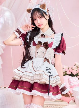 即日発送】【中村里砂着用】クリームショコララテミャオメイド