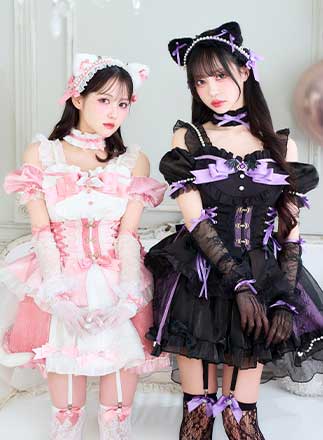 グレーは予約】スイートバニーラテセットアップ《ハロウィンコスプレ9