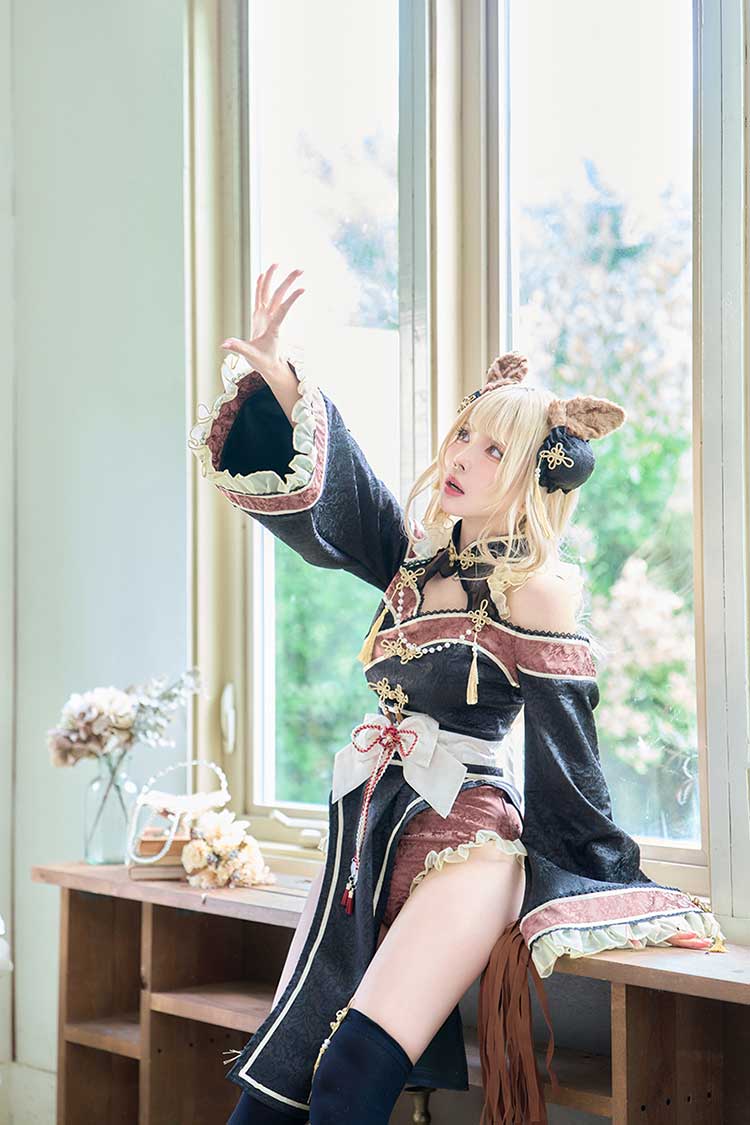 即日発送】ブラックチャイナテールホースドレス《オリジナルコスプレ10
