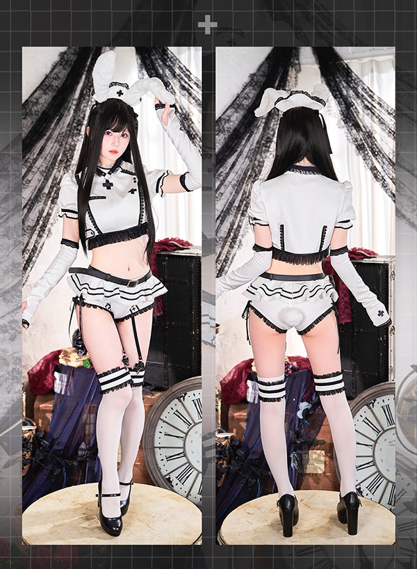 即日発送】【月海つくねコラボ】マシュマロホワイトバニーナース