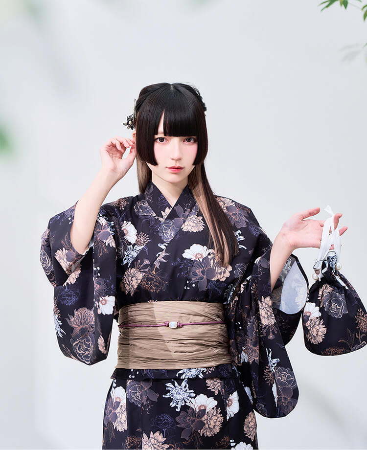 2～3営業日で発送】【きゅるりんってしてみて着用】レトロフラワー