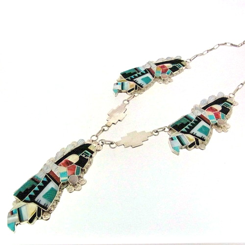 ズニ族 エルドレッドマルティネス インレイ ネックレス ｜マライカ公式通販