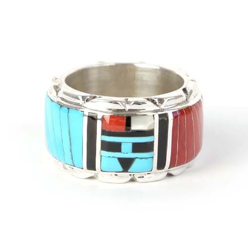 17号 ドンデワ インレイ サンフェイス リング ｜マライカ公式通販