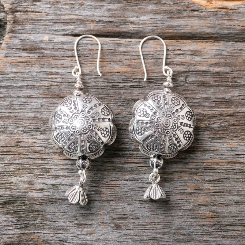 カレンシルバーインフラットビッグピアス｜マライカ公式通販