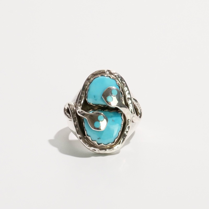 23号 エフィーカラバサ ターコイズ スネークリング｜マライカ公式通販