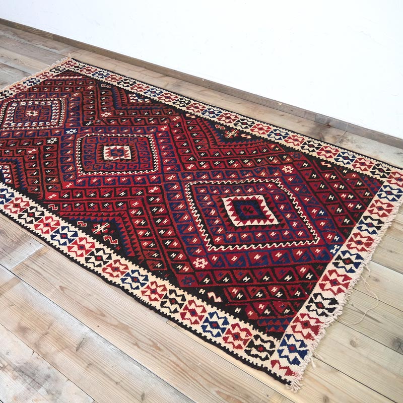 トルコ オールドキリム 128cm×220cm ラグマット｜マライカ公式通販