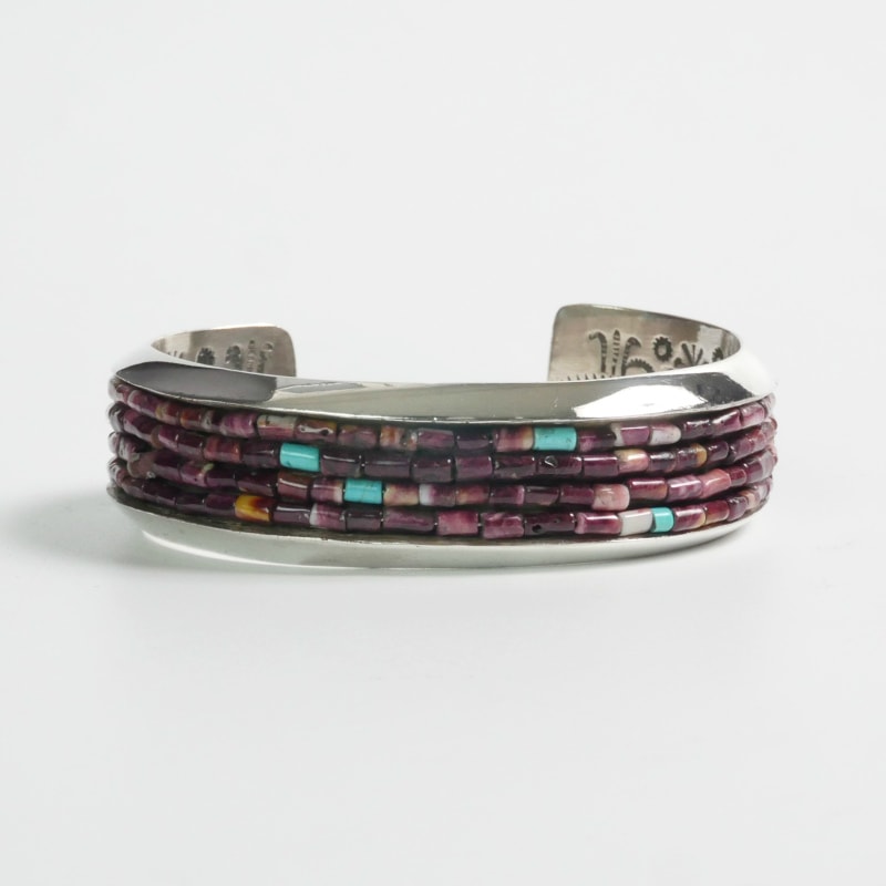 143mm レイアダカイ ヒシ×バックスタンプ バングル｜マライカ公式通販