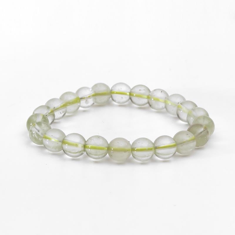 鑑別書付 リビアングラス丸玉ブレスレット8mm｜マライカ公式通販
