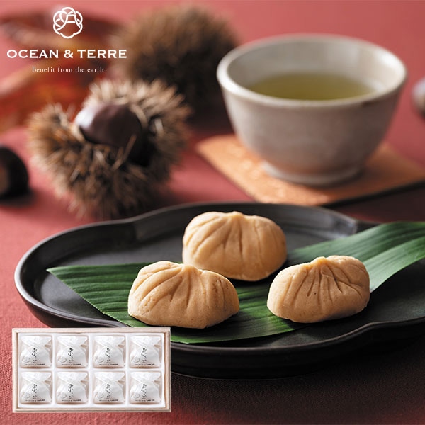 OCEAN & TERRE オーシャンテール 中津川銘菓 栗きんとん8個 木箱入り
