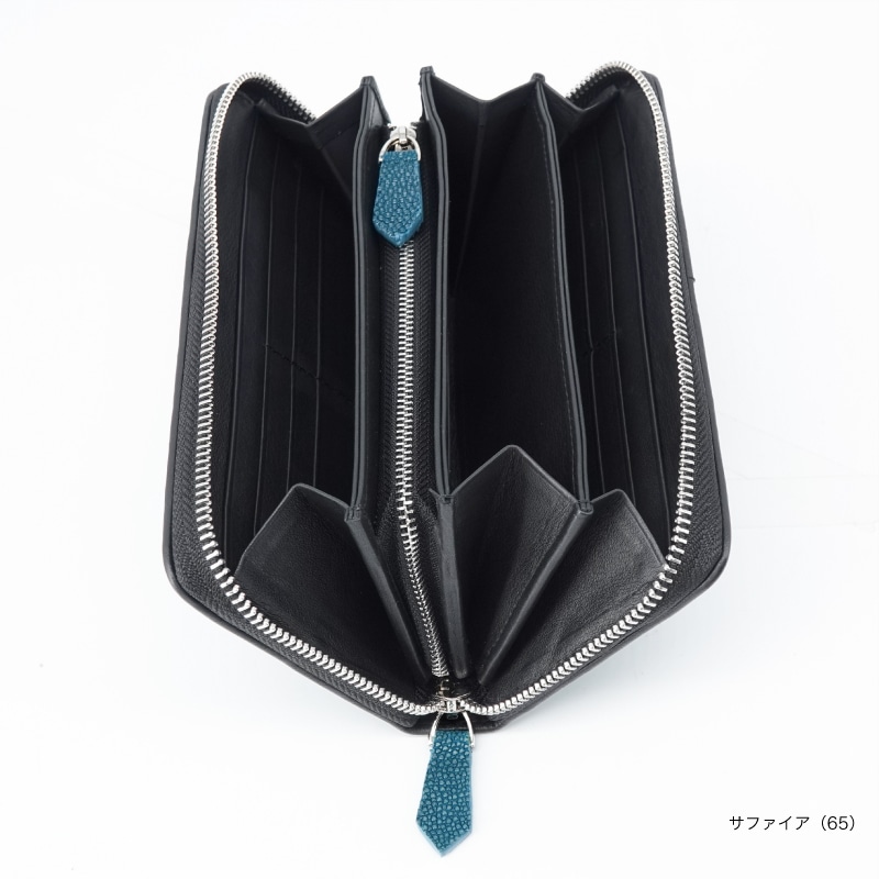 オンライン限定】スティングレイ ラウンド長財布 エイ革 プレゼント