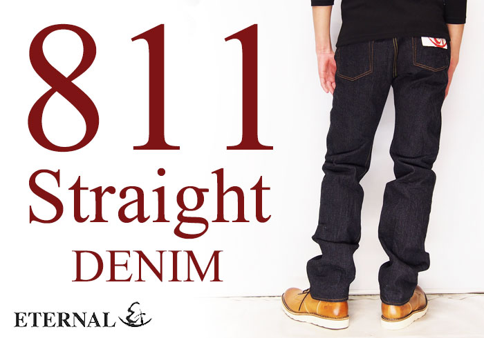 ETERNAL[エターナル] ストレートジーンズ セルビッチ 5ポケット/デニム