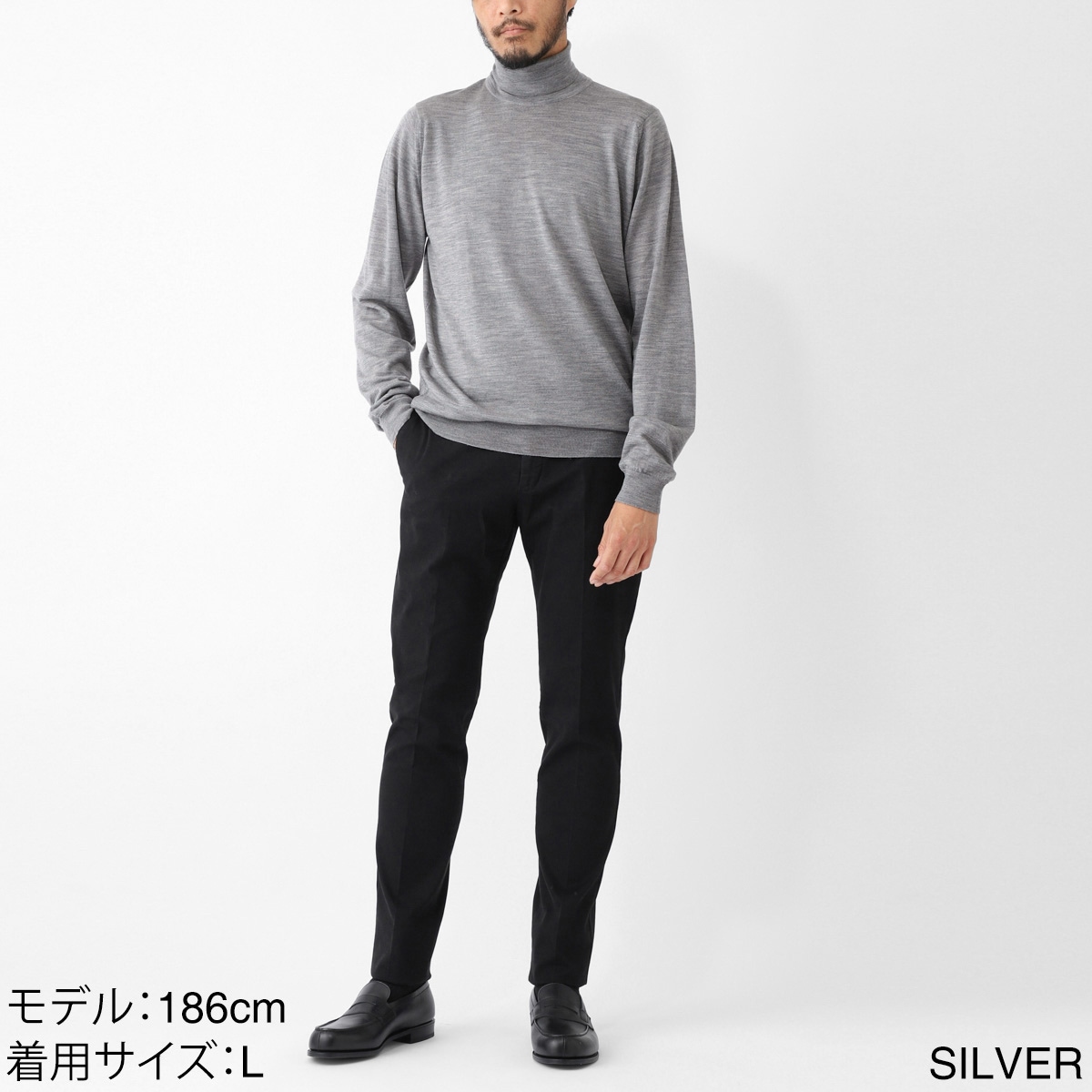 JOHN SMEDLEY ジョンスメドレー タートルネック ニット/CHERWELL