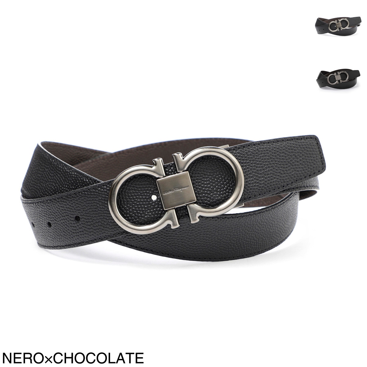 FERRAGAMO フェラガモ リバーシブル ベルト/REVERSIBLE BELT メンズ