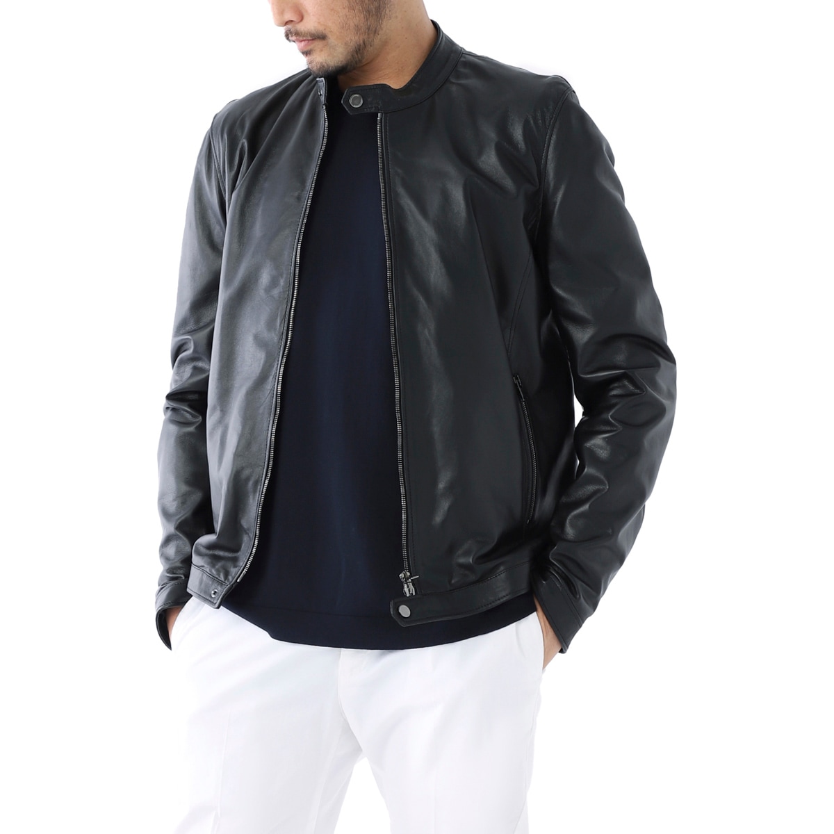 アウトレット】TAGLIATORE タリアトーレ レザージャケット/ライダース