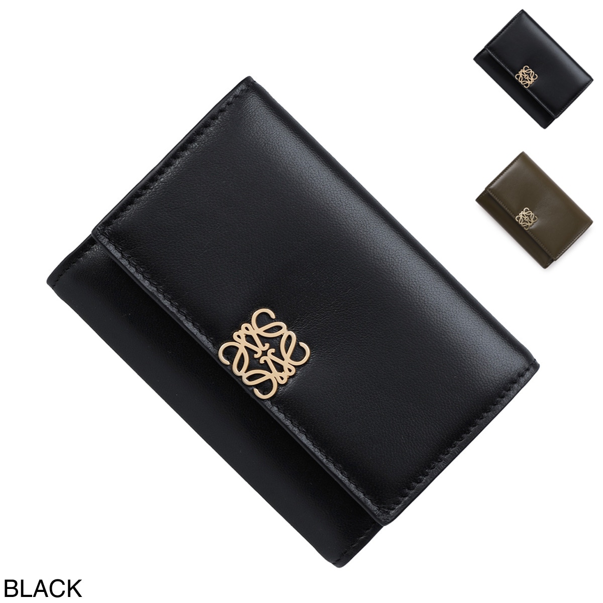 LOEWE ロエベ 3つ折り財布 小銭入れ付き/ANAGRAM PUFFER SMALL