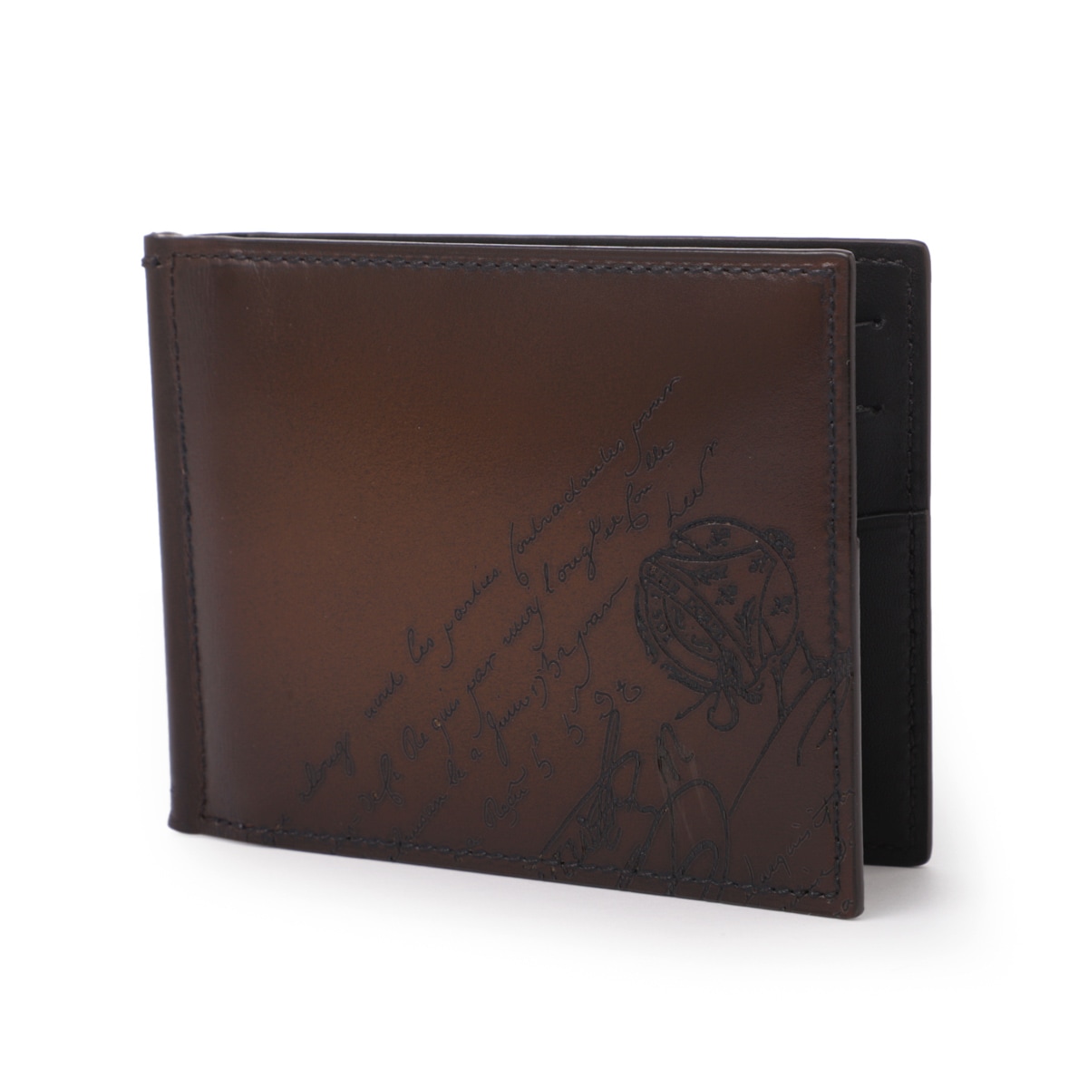 BERLUTI ベルルッティ マネークリップ/2つ折り財布/FIGURE SCRITTO