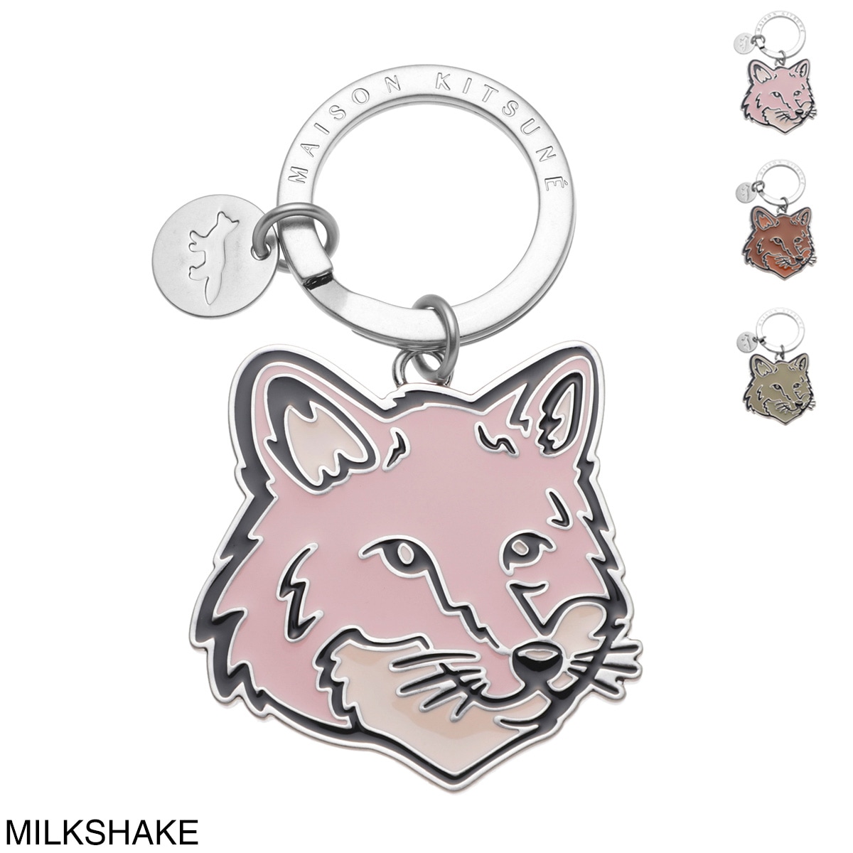 MAISON KITSUNE メゾンキツネ キーリング/BOLD FOX HEAD KEYRING